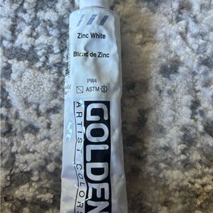 Golden Zinc White Artist Paint